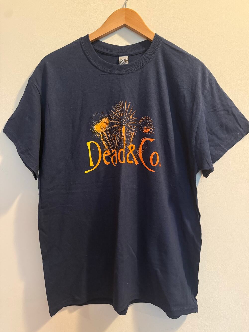 Dead & Company Fun Run 2019 T-Shirt Size L Blue Tour Merch Band Graphic Tee NEW